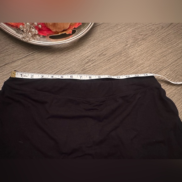 Eileen Fisher Black Skirted Leggings - Picture 6 of 9